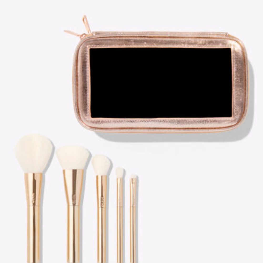 Brand new Tarte gold dusters brush set